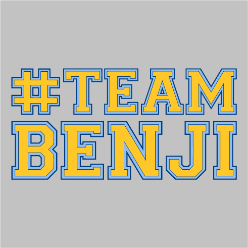 Show your #TeamBenji Spirit! shirt design - zoomed
