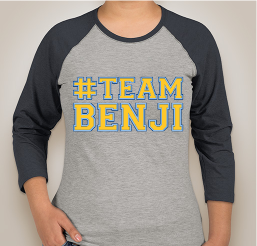Show your #TeamBenji Spirit! Fundraiser - unisex shirt design - front