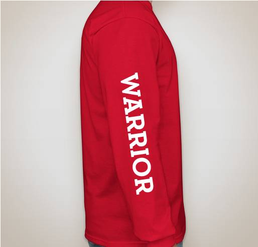 Sickle Cell Warrior shirt design - zoomed