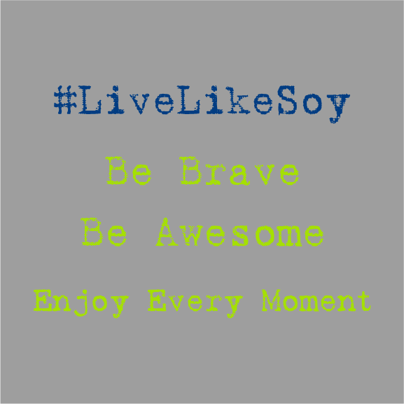 Live Like Soy Shirts! (Printing on both sides) shirt design - zoomed