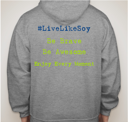 Live Like Soy Shirts! (Printing on both sides) Fundraiser - unisex shirt design - back