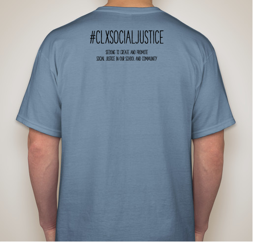 CLX Social Justice Team Fundraiser - unisex shirt design - back