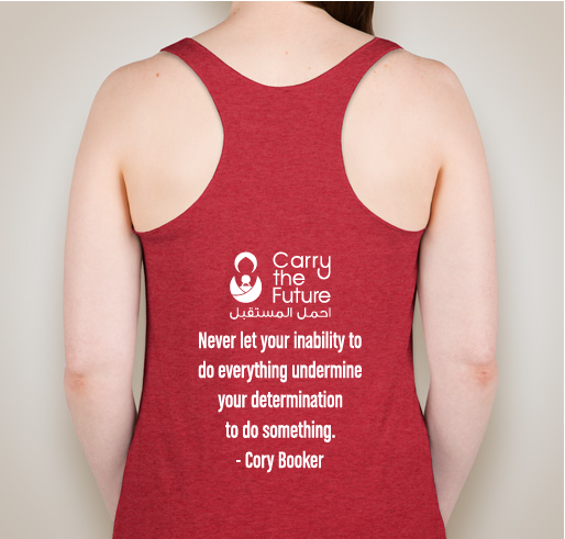 Carry the Future 2017 Race for Refugees Fundraiser - unisex shirt design - back