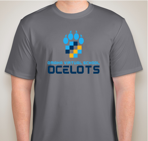 Omaha Virtual School Ocelot Shirts 2017-2018 Fundraiser - unisex shirt design - front