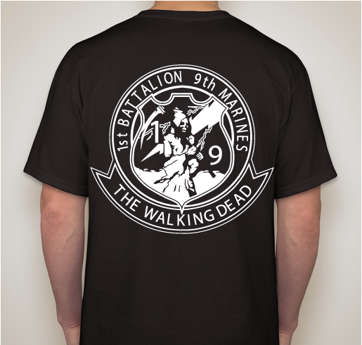 1st Battalion 9th Marines Hoodies, Shirts and Long Sleeve shirts Fundraiser Fundraiser - unisex shirt design - back