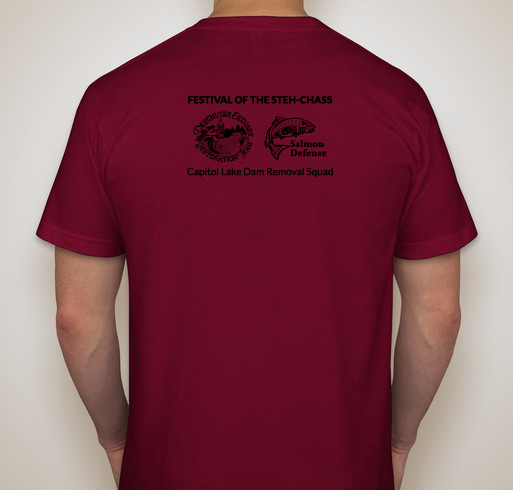 CAPITOL LAKE DAM SMASHER Fundraiser - unisex shirt design - back