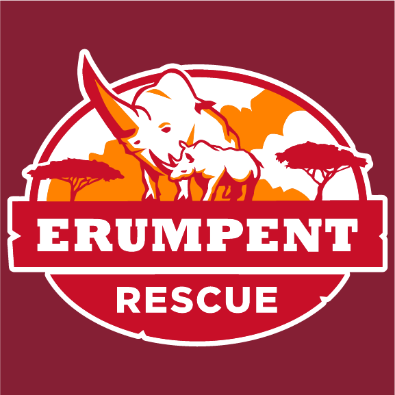The Fantastic Beasts Foundation presents the Erumpent Rescue campaign tee! shirt design - zoomed