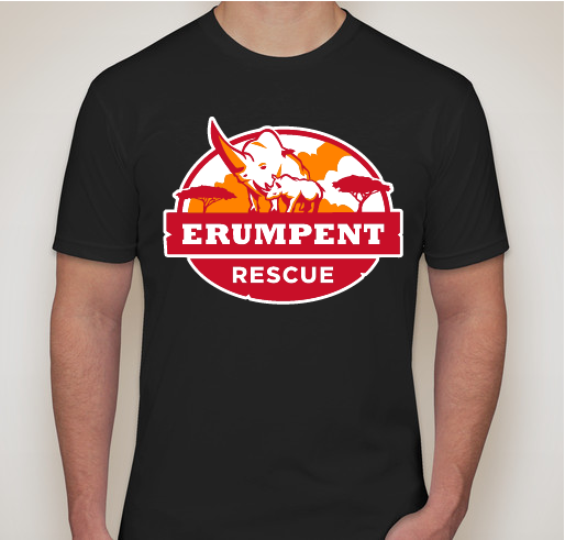 The Fantastic Beasts Foundation presents the Erumpent Rescue campaign tee! Fundraiser - unisex shirt design - front