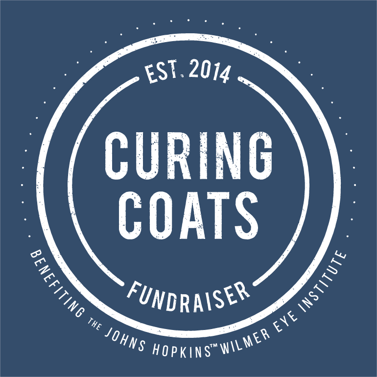 Curing Coats Fundraiser shirt design - zoomed