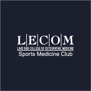 LECOM Sports Medicine Club Fundraiser shirt design - zoomed