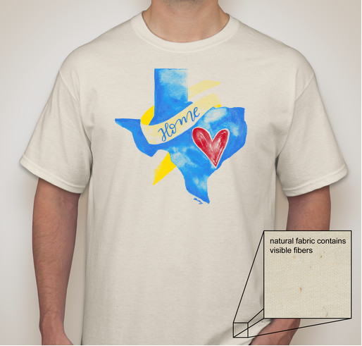 Harvey Relief Fundraiser - unisex shirt design - front