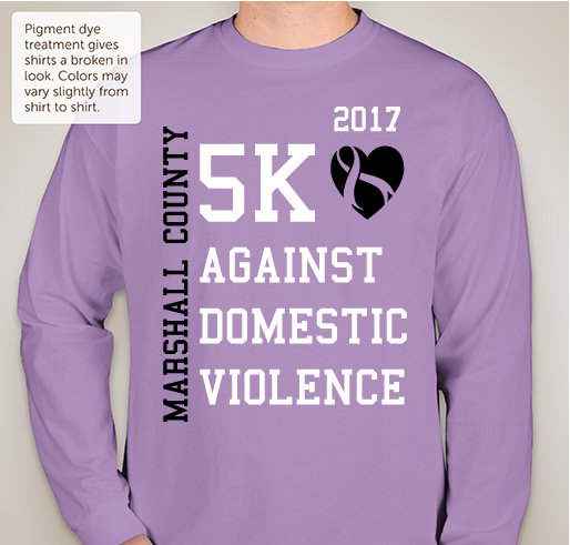 Marshall County 5K Against Domestic Violence Fundraiser - unisex shirt design - front