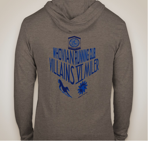 Villains VI Miler Fundraiser - unisex shirt design - back