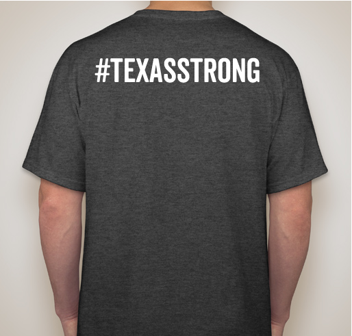 #TEXASSTRONG Harvey Relief Tee Fundraiser - unisex shirt design - back