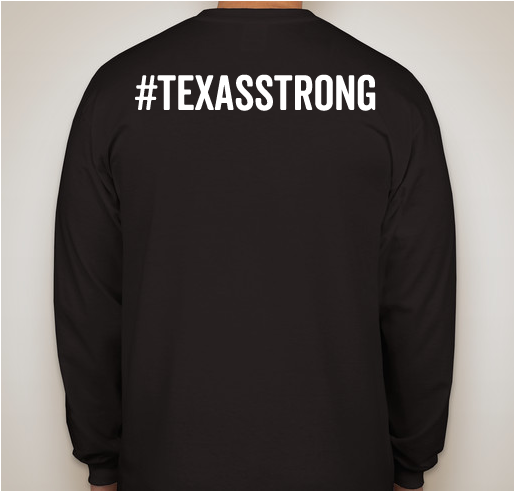 #TEXASSTRONG Harvey Relief Tee Fundraiser - unisex shirt design - back