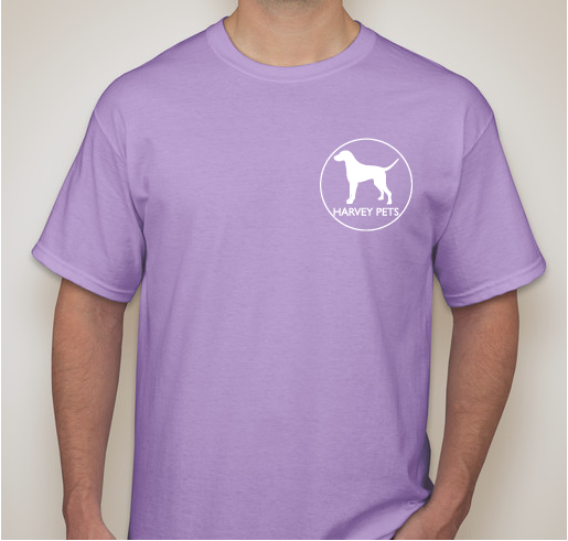 Harvey Pets Fundraiser - unisex shirt design - front