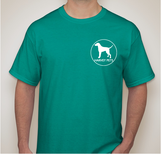 Harvey Pets Fundraiser - unisex shirt design - front