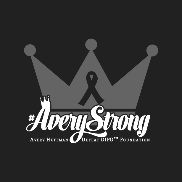 #AveryStrong for Avery Huffman Defeat DIPG Foundation shirt design - zoomed