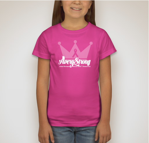 #AveryStrong for Avery Huffman Defeat DIPG Foundation Fundraiser - unisex shirt design - front