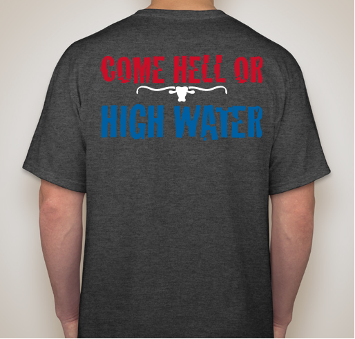Tex Coast - Hurricane Harvey Fundraiser - unisex shirt design - back