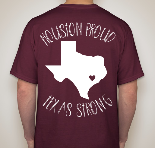 Hurricane Harvey Fundraiser - unisex shirt design - back