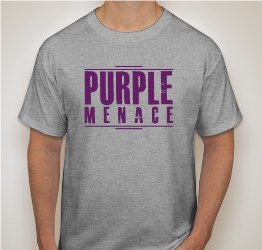Purple Menace T-shirt Sale Custom Ink Fundraising