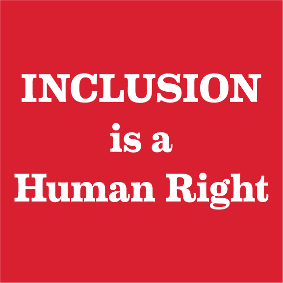 Cal-TASH Inclusion is a Human Right Shirts shirt design - zoomed