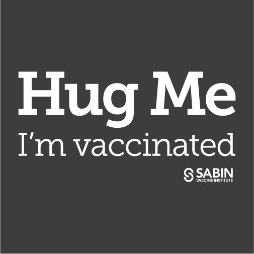Hug Me, I'm Vaccinated - Adult & Youth shirt design - zoomed