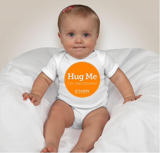 Hug Me, I'm Vaccinated - Toddlers & Infants Fundraiser - unisex shirt design - front