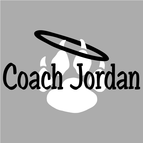 Coach Ruben Jordan memorial fund shirt design - zoomed