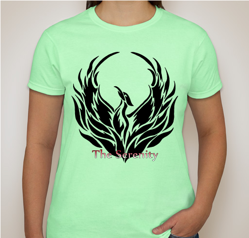 The Serenity Women's Fundraiser - unisex shirt design - front