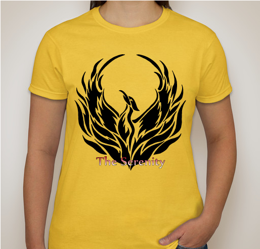 The Serenity Women's Fundraiser - unisex shirt design - front