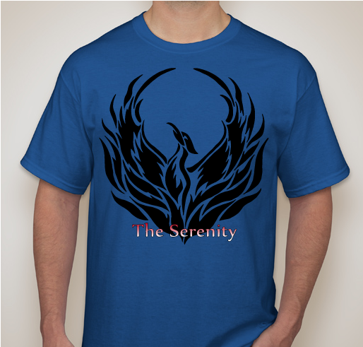 The Serenity Men's Fundraiser - unisex shirt design - front