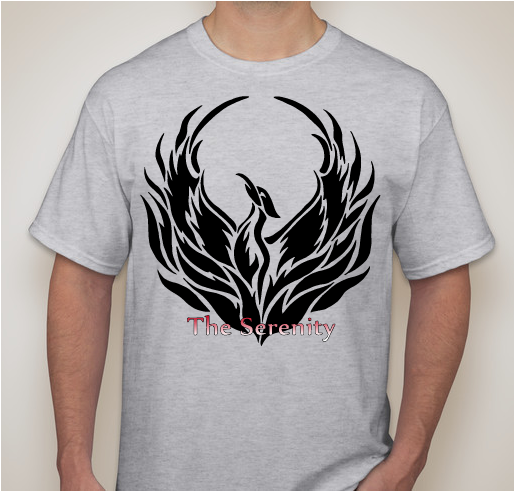 The Serenity Men's Fundraiser - unisex shirt design - front