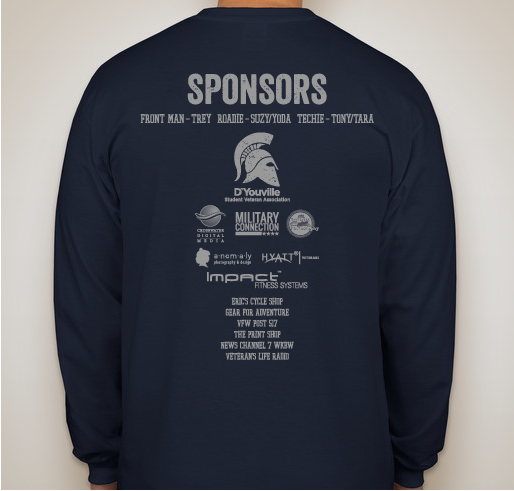 Ride to Prevent Future Veterans Suicides Fundraiser - unisex shirt design - back