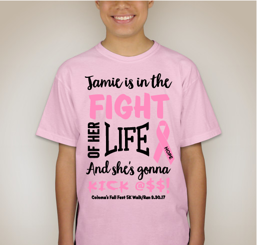 Help Support Jamie Kilbey Fundraiser - unisex shirt design - back