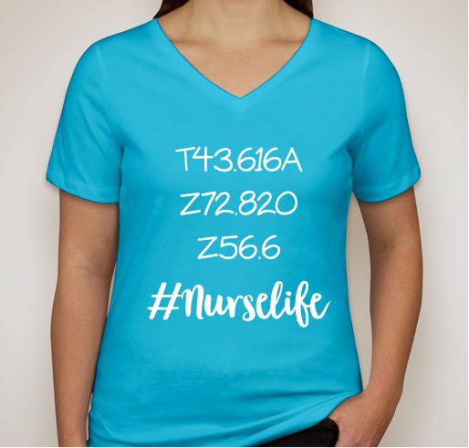 #NurseLife Show Me Your Stethoscope Fundraiser - unisex shirt design - front