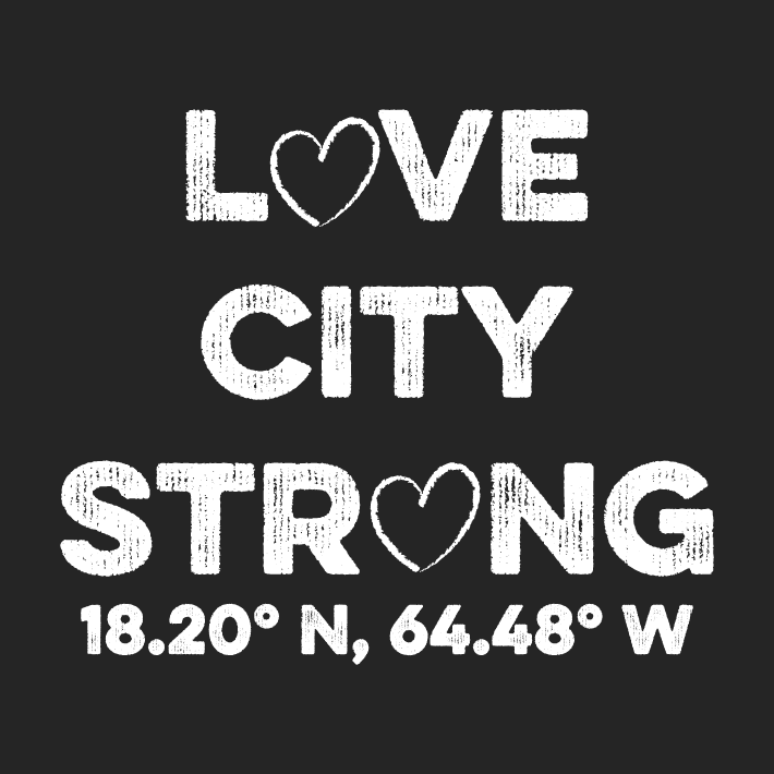 LOVE CITY STRONG shirt design - zoomed