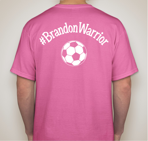 Operation #BrandonWarrior Fundraiser - unisex shirt design - back