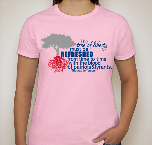 Guns & Gadgets Liberty Tree Fundraiser - unisex shirt design - front