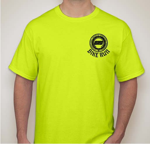 Local 825 Bike Run Fundraiser - unisex shirt design - front