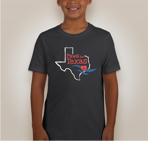 Paws for Texas Fundraiser - unisex shirt design - back