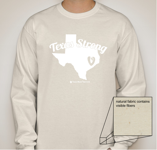 #TexasStrong Shirts for Hurricane Harvey Recovery Fundraiser - unisex shirt design - front