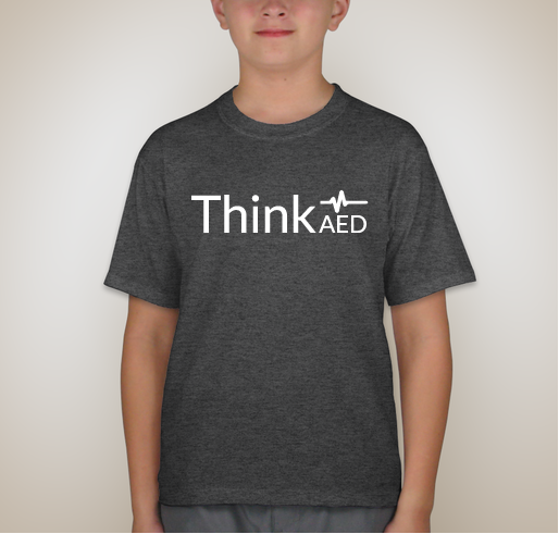 Think AED Initiative Fundraiser - unisex shirt design - back