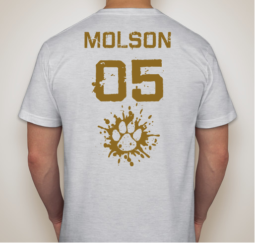 The Mister Molson Project Fundraiser - unisex shirt design - back