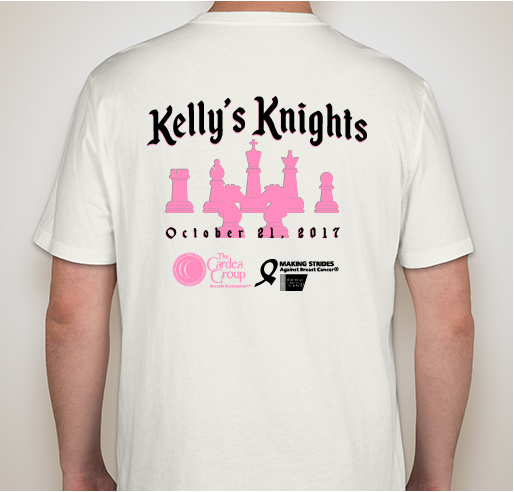 Fight Like A Knight Fundraiser - unisex shirt design - back