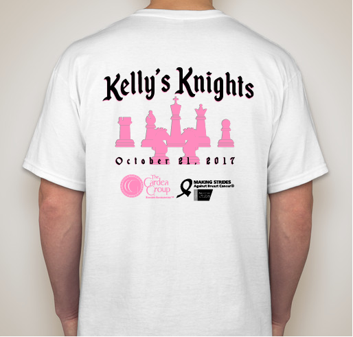 Fight Like A Knight Fundraiser - unisex shirt design - back