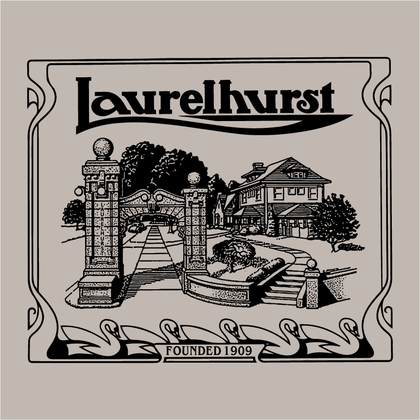 Historic Laurelhurst shirt design - zoomed