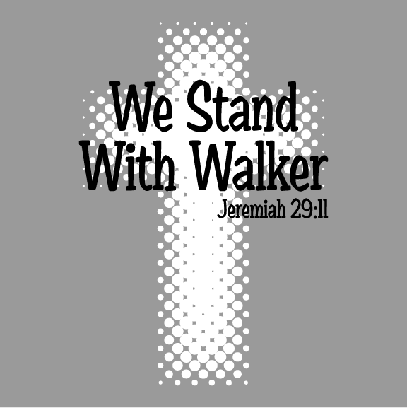 #StandWithWalker shirt design - zoomed
