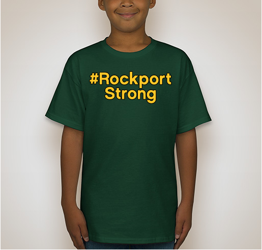 Rebuilding Rockport Fulton Highschool Fundraiser - unisex shirt design - back